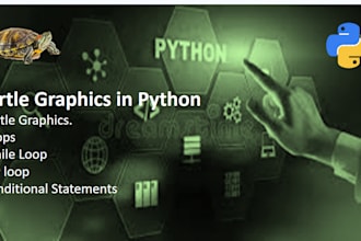 help you how to start working in python turtle graphics