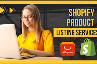 be product upload expert in your shopify woocommerce store