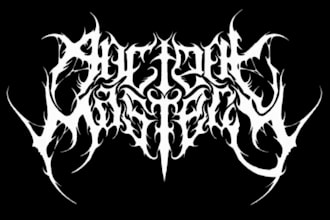 draw black, slam, or death metal logo for your band