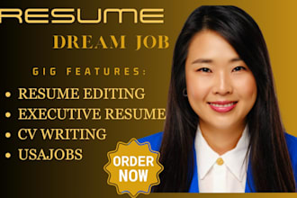 professionally write your CV, resume, cover letter and optimize linkedin