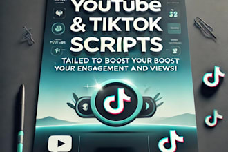 write engaging youtube and tiktok scripts to boost views