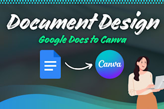 design corporate documents in canva