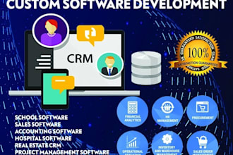 create custom portal, cms, crm, pos, web application system