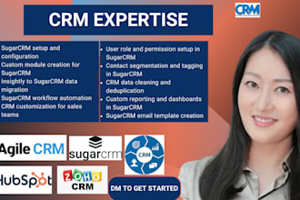 setup sugarcrm customization custom module creation insightly data migration CRM