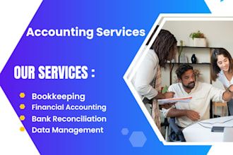 do bookkeeping bank reconciliations and books cleaning for your business