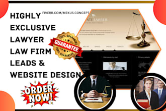 generate lawyer leads law firm legal contract legal writing attorney legal web