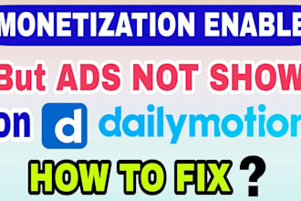 do organic dailymotion video promotion for monetization