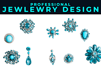 3d jewelry visualization, jewelry design rendering and animation