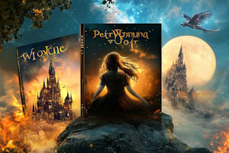do fantasy book cover, thriller book cover design