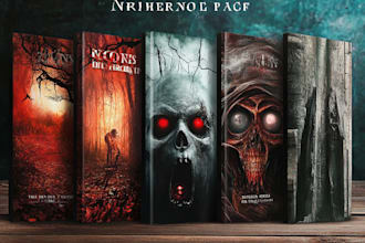 design fantasy, sci fi, horror, and mystery book covers