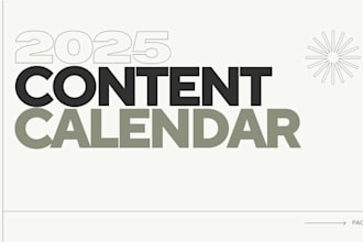 develop a social media content calendar