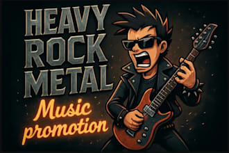 create email marketing campaign to promote heavy rock metal music promotion