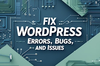 fix wordpress errors, bugs, and issues
