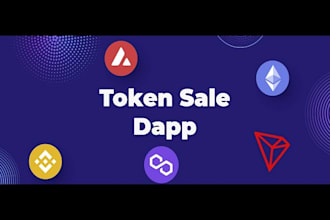 create token, web3 dapp, pump fun, dex, staking, presale on ton solana sui evm