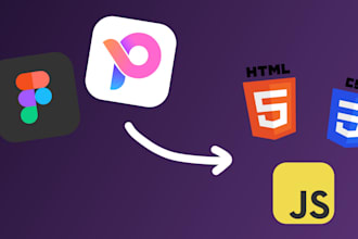 convert figma to website for you