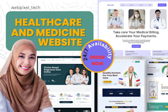 create websites for healthcare and medicine