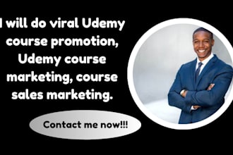 do viral udemy course promotion, udemy course marketing, course sales marketing