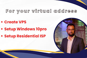 create windows vps and setup residential IP