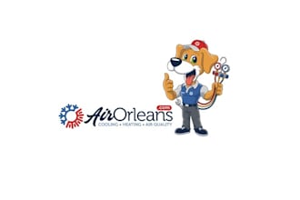 design modern mascot ac business logo