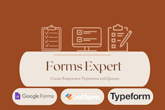 create online responsive google form, jot form,surveys