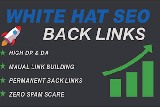 high quality manual white hat backlinks increase trust flow