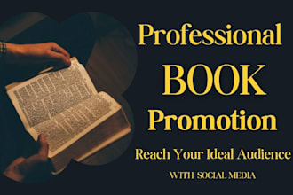 do professional book promotion