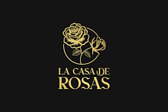 design a professional custom bouquets business floral logo