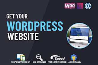 build a wordpress website with elementor