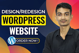build, design or redesign wordpress website, rebuild wordpress elementor website