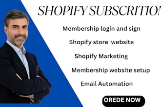 do shopify subscription store membership website box beverage