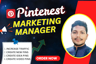 create pins and boards as a pinterest marketing manager