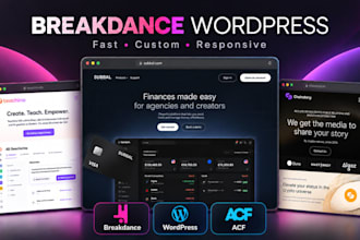 build a fast custom wordpress website with breakdance builder