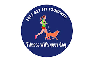 design dog fit destined international brand logo
