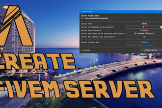 create server complete scripts, maps and clothing for fivem, rust, qbcore, redm