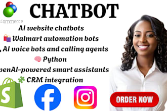 build customer support website chatbot walmart bot ai calling agent python ai