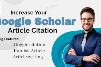 increase your google scholar citations in a peer reviewed journal