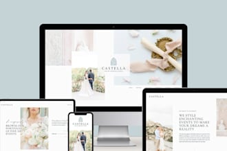 redesign, design showit website, customize showit template, construct showit web