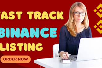 fast track your binance token listing, listing approval in 7 days