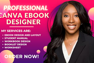 design canva ebook journal workbook design worksheet lead magnet booklet design