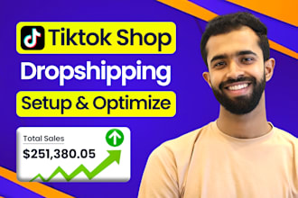 be your tik tok manager, set up tik tok shop, tik tok ads account