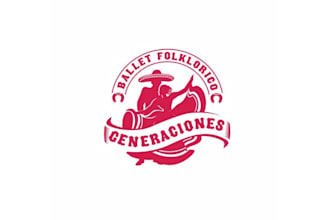 design strong mexican dance company logo