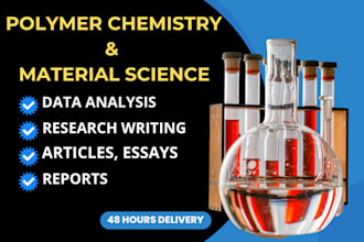 write reports on polymer and material chemistr