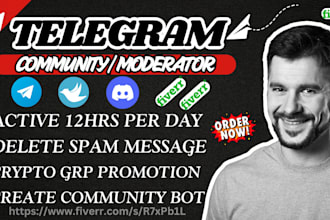 be telegram and discord community manager, crypto nft moderator, discord chatter