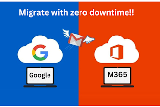 smoothly migrate to google workspace or office 365, no downtime