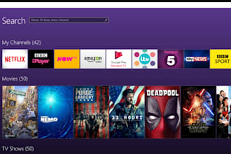 build roku app, iptv app, amazon live streaming, fire tv, roku tv