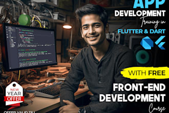 custom flutter mobile app build with API integration and modern UI