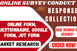 recruit 1000 respondents to fill online survey, market research, and poll