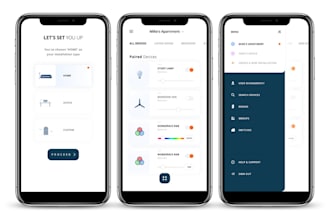 develop iot app using ble flutter, esp32, mqtt