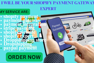 correct or fix problems with the shopify payment gateway