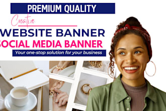 design professional banner for shopify store, social media, web banner design
